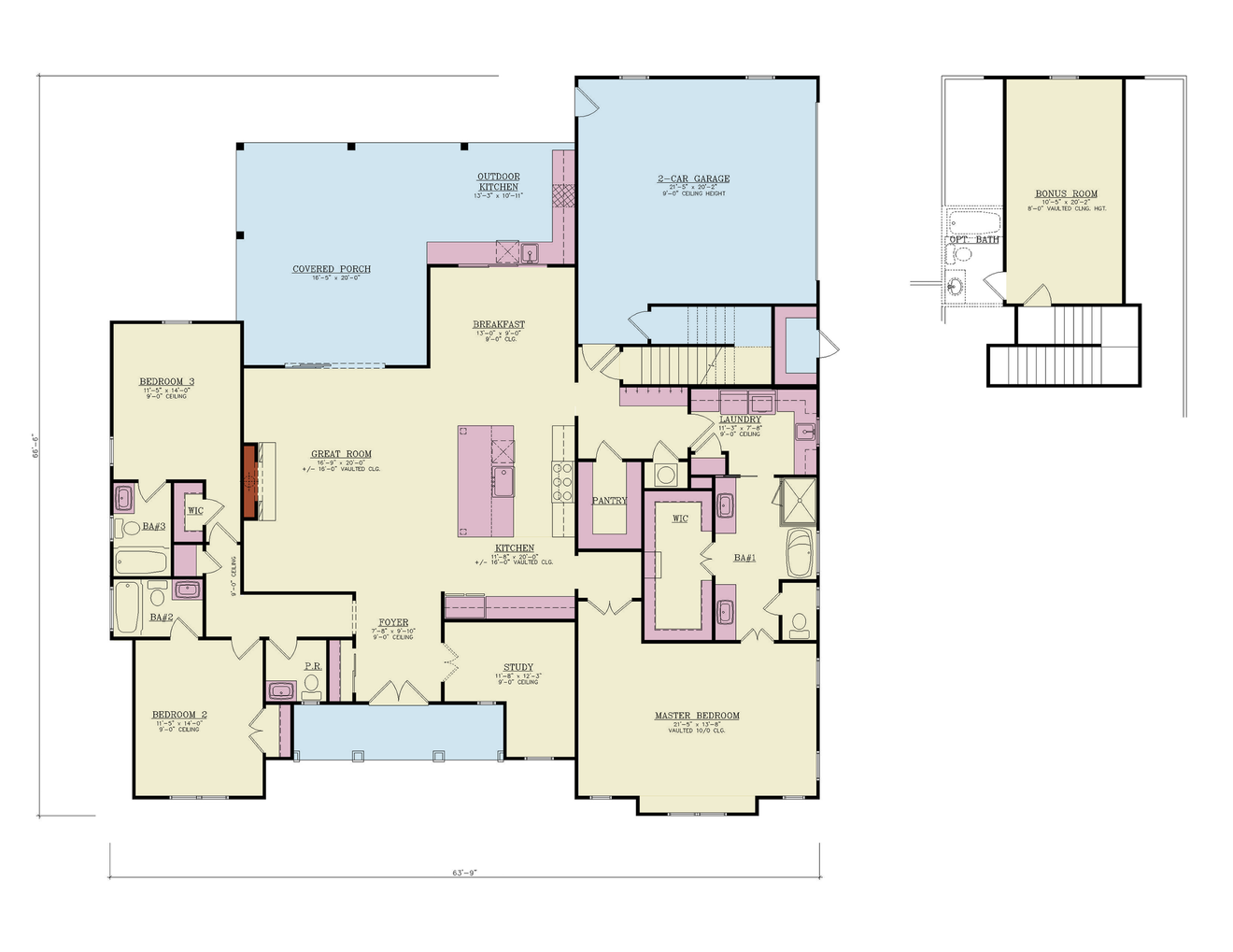 Modern House Plan - Sweet Maple 82771 - 1st Floor Plan