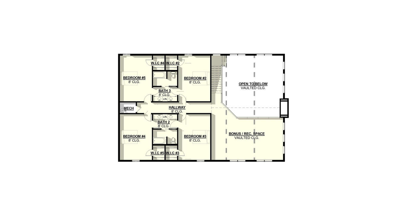 Country House Plan - Morning Glory 90814 - 2nd Floor Plan