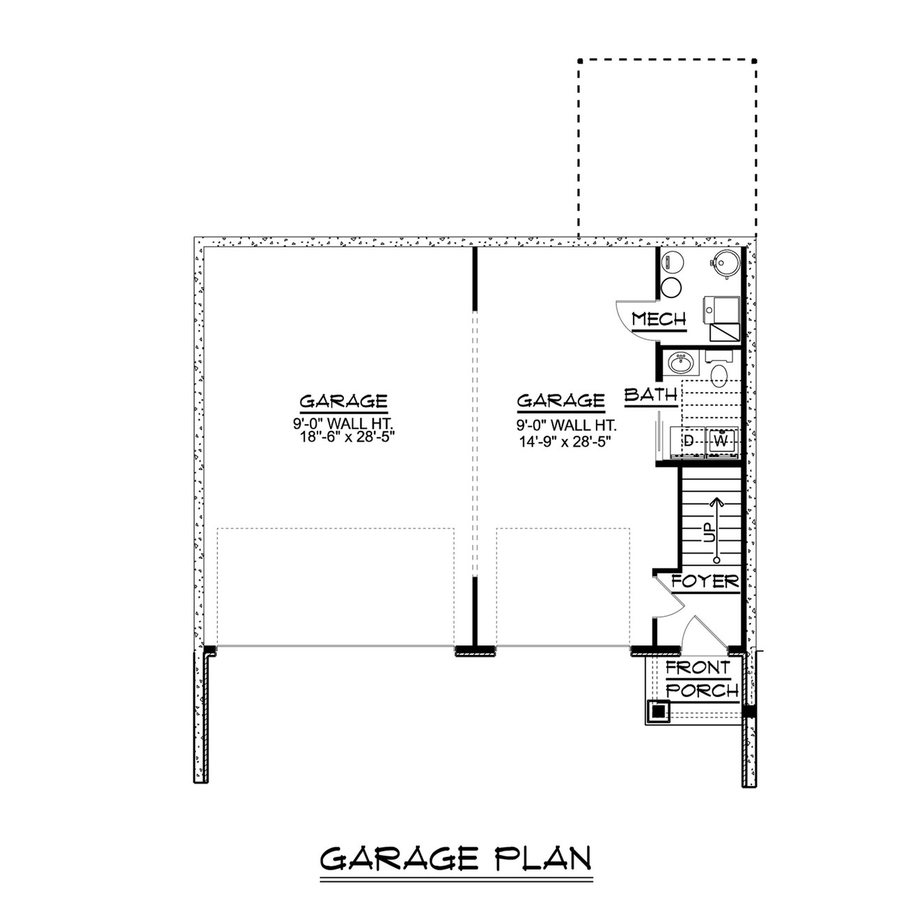 Craftsman House Plan - 26494 - 1st Floor Plan