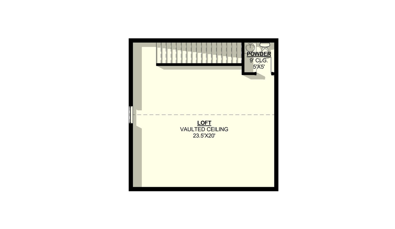 Country House Plan - Yarrow 80631 - 2nd Floor Plan