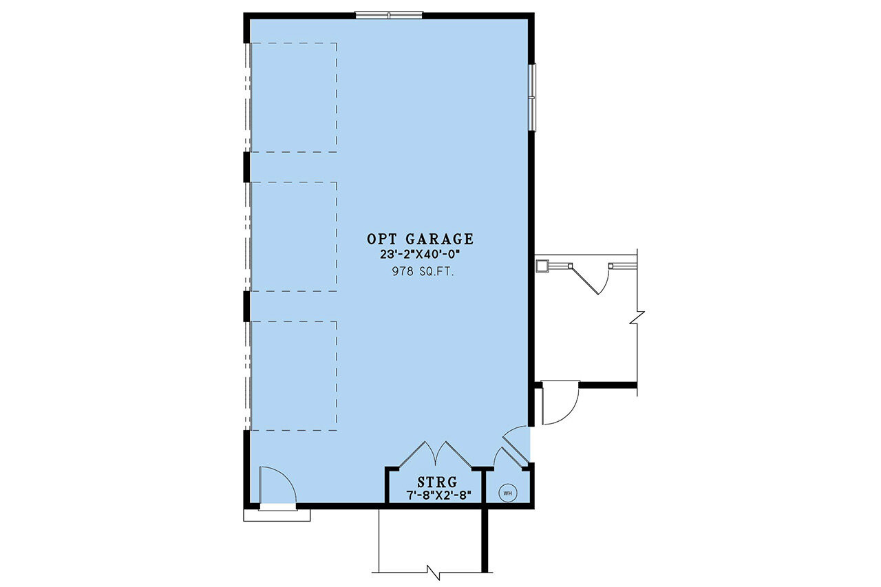 Farmhouse House Plan - Magnolia Ridge 94755 - Optional Floor Plan