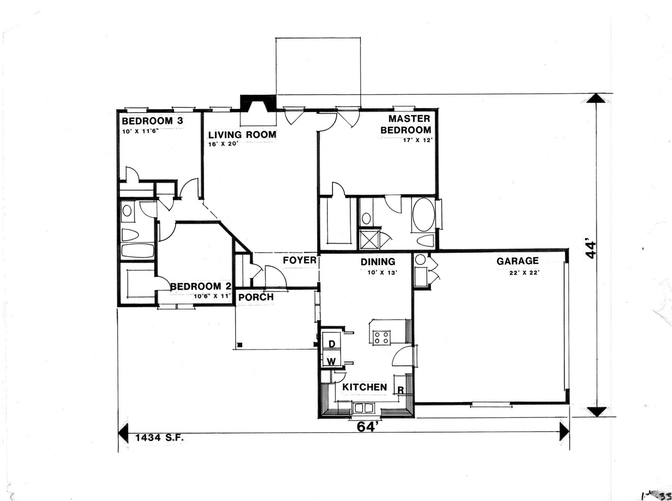 Country House Plan - Canton 37243 - 1st Floor Plan