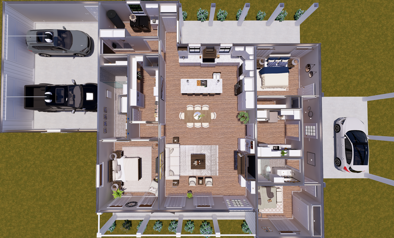 Farmhouse House Plan - 23828 - Optional Floor Plan