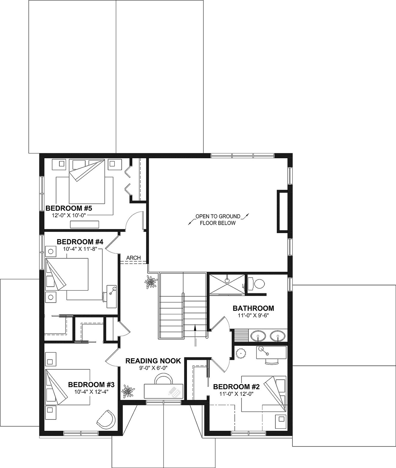 Farmhouse House Plan - Sunny Creek 49117 - 2nd Floor Plan