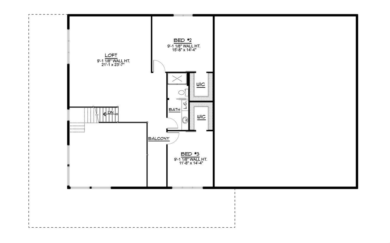 Country House Plan - 12033 - 2nd Floor Plan