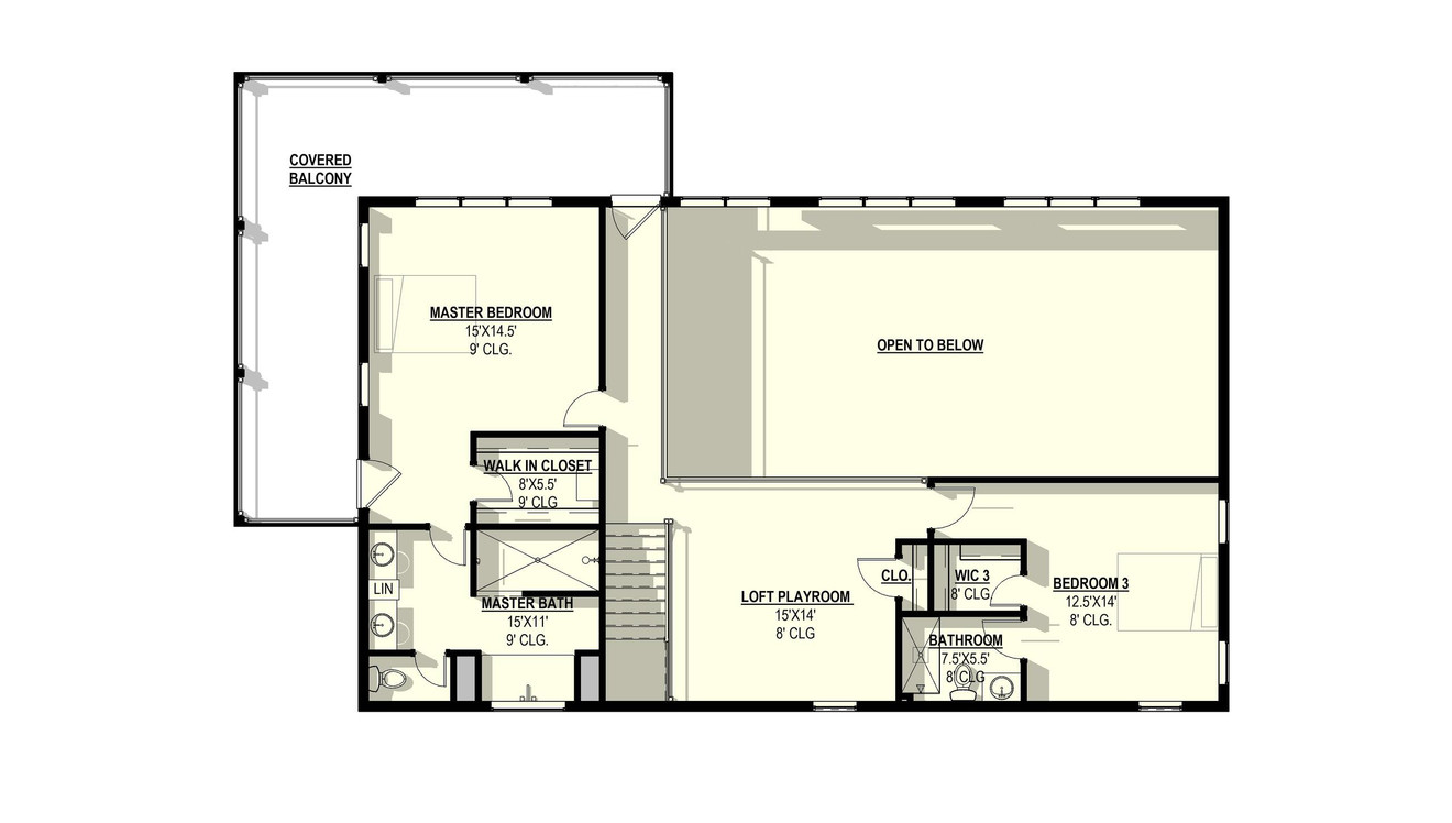 Country House Plan - Scarlet Sage 94288 - 2nd Floor Plan
