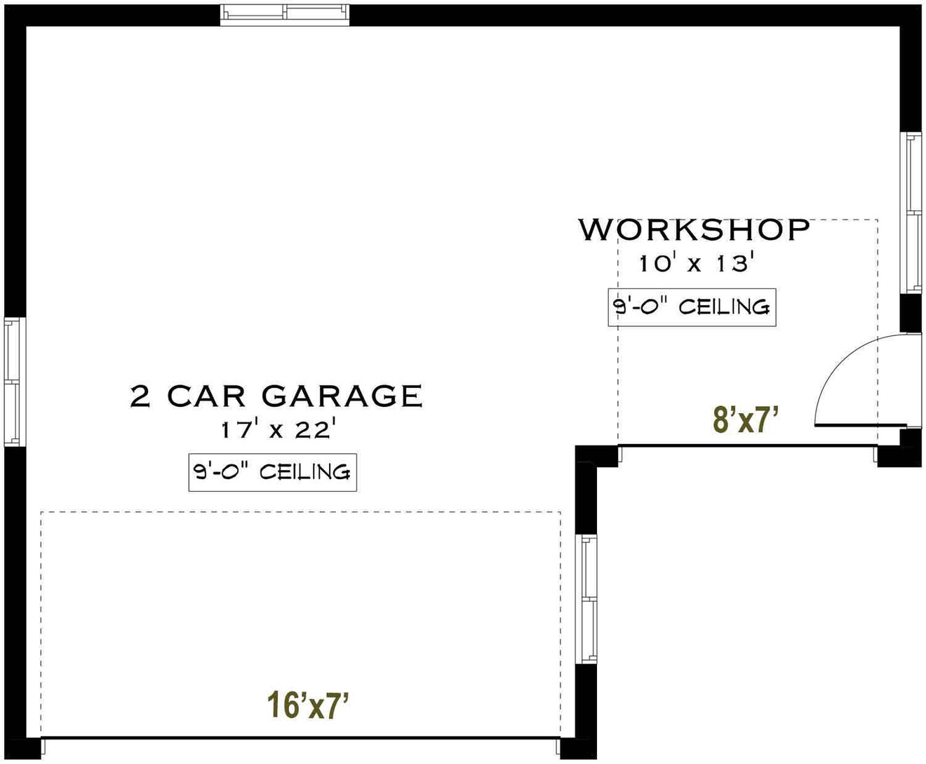 Country House Plan - Fairdrive 21421 - 1st Floor Plan