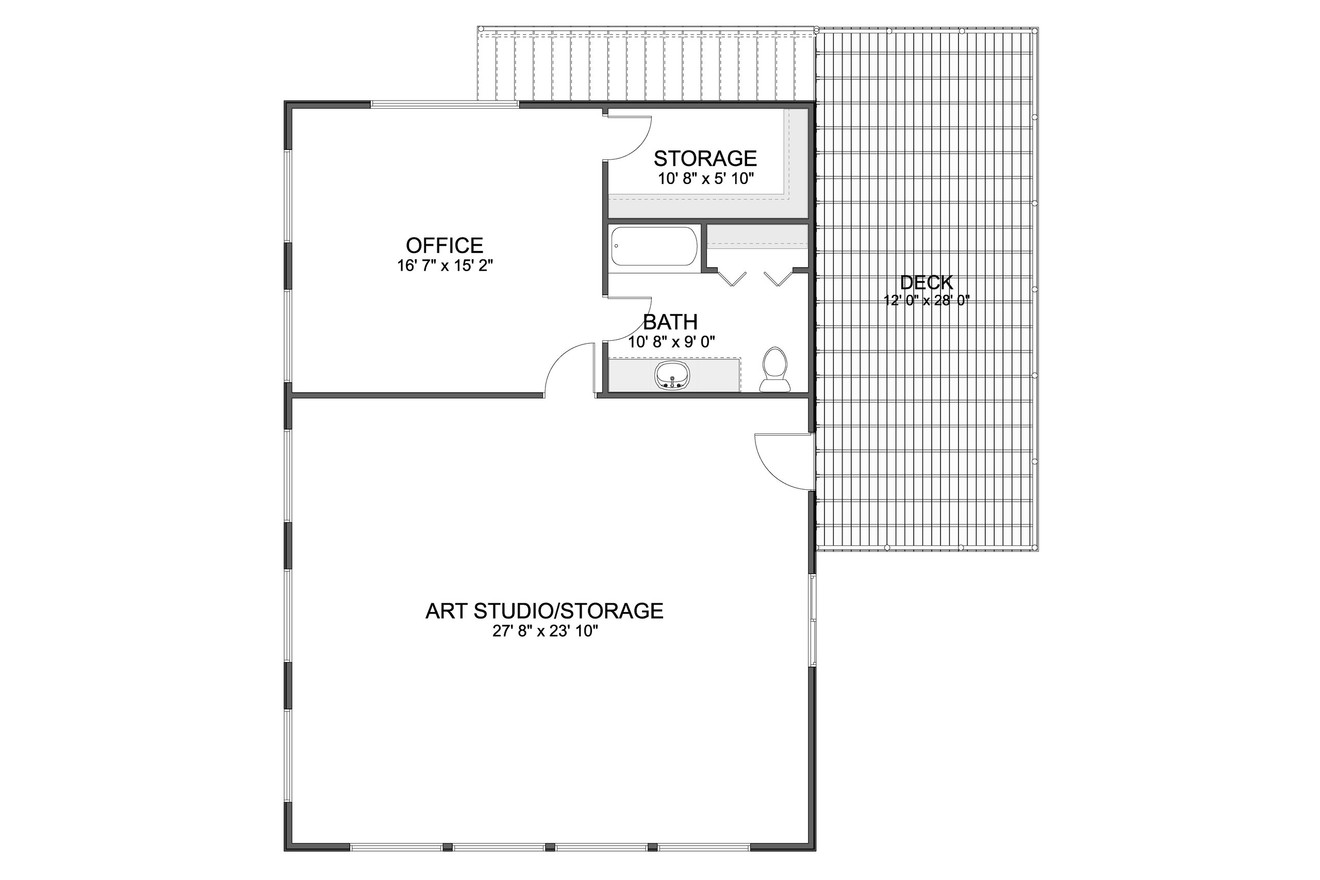Contemporary House Plan - Kallen Garage 28832 - 2nd Floor Plan