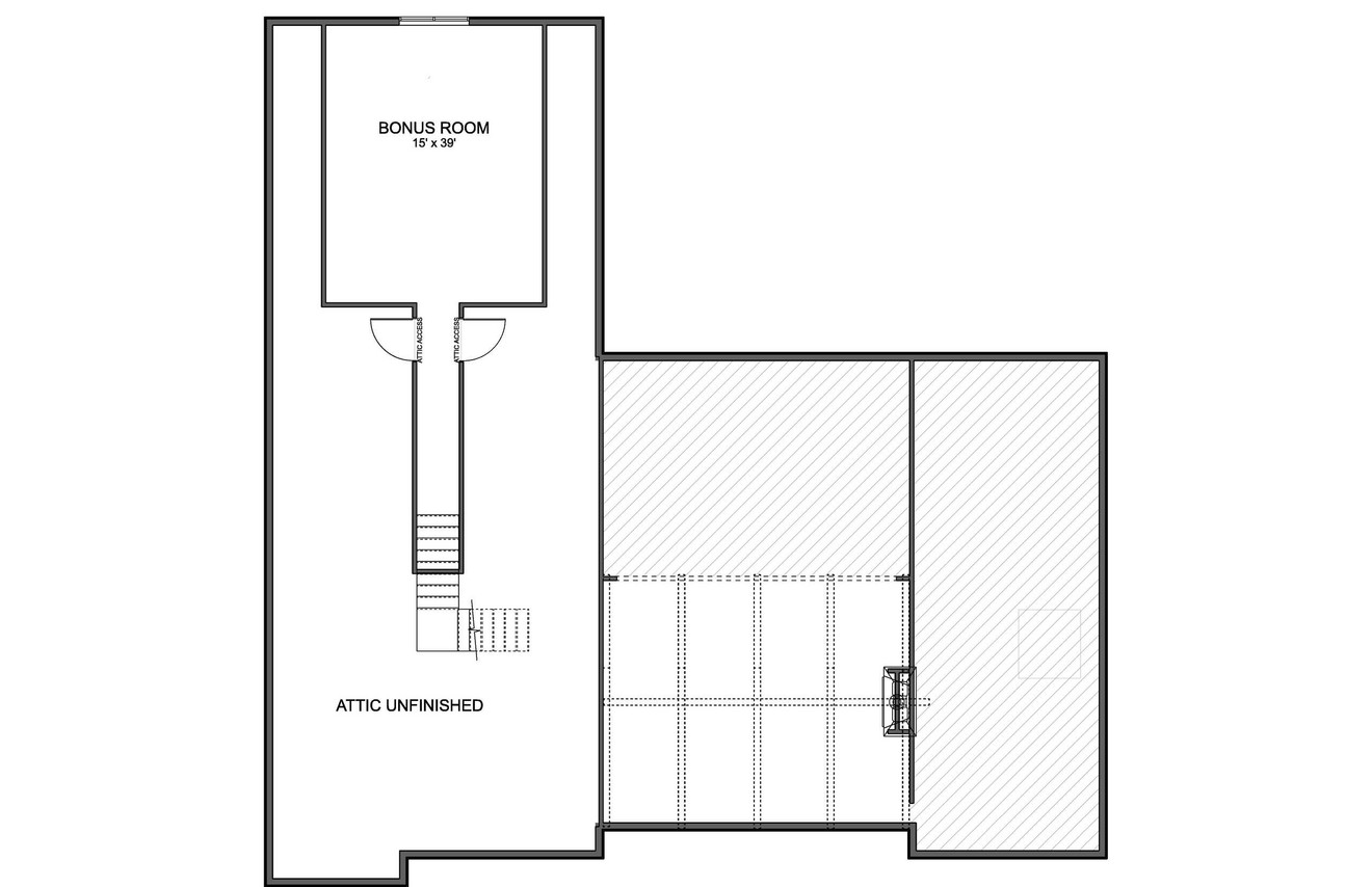 Secondary Image - Modern House Plan - Elberta 50033 - 2nd Floor Plan