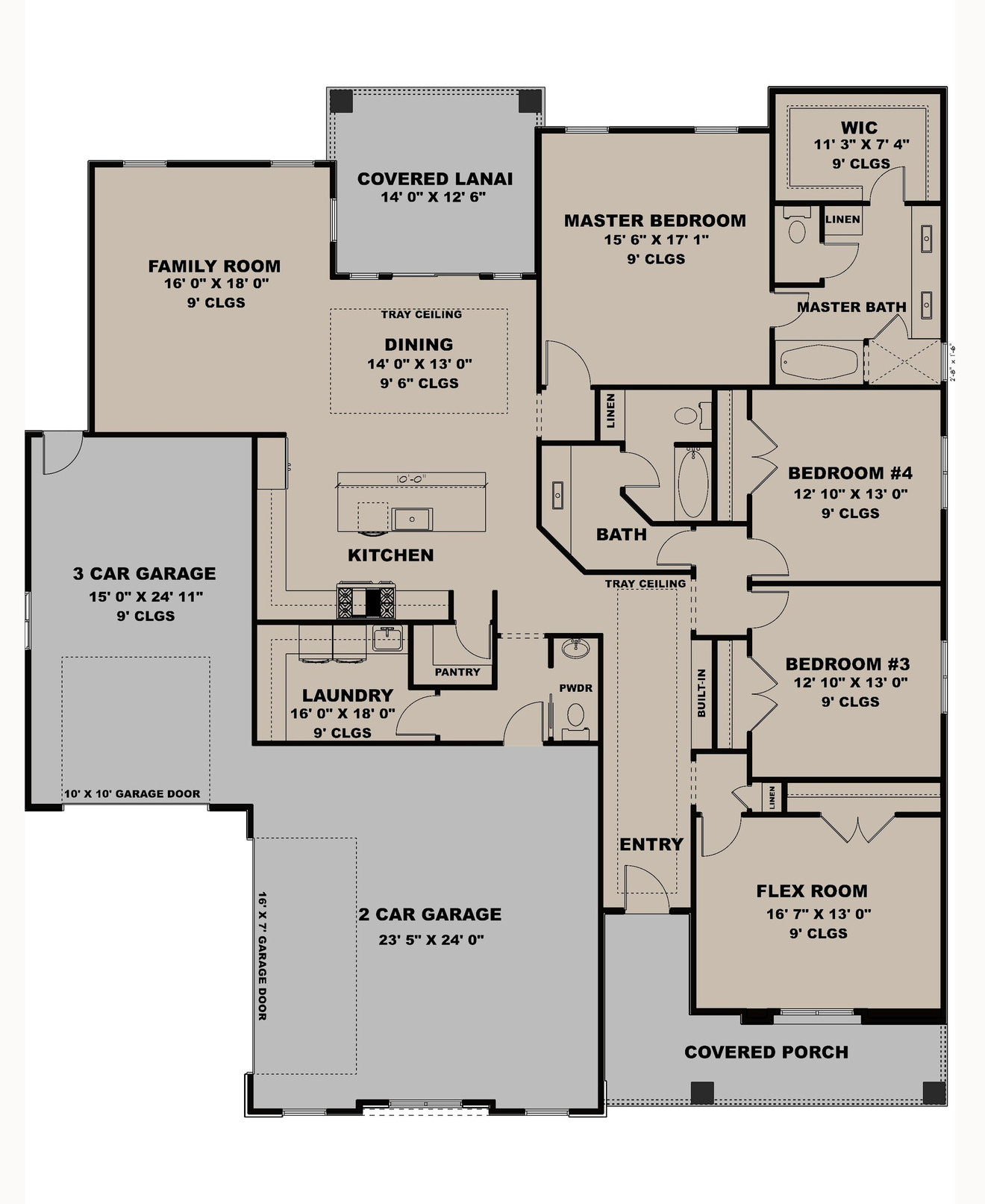 Contemporary House Plan - The Southcote 73275 - 1st Floor Plan