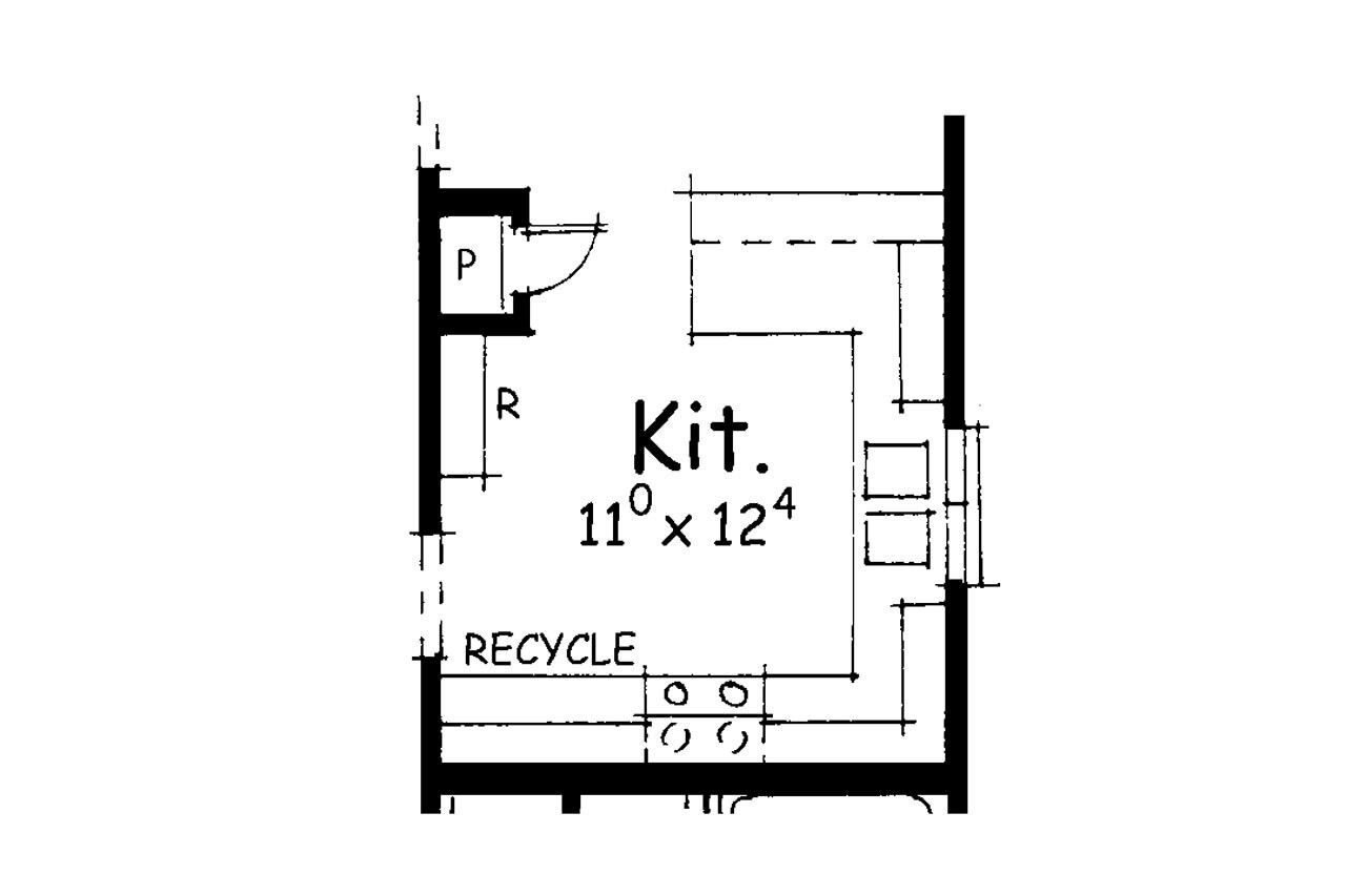 French Country House Plan - Akers 24354 - Optional Floor Plan