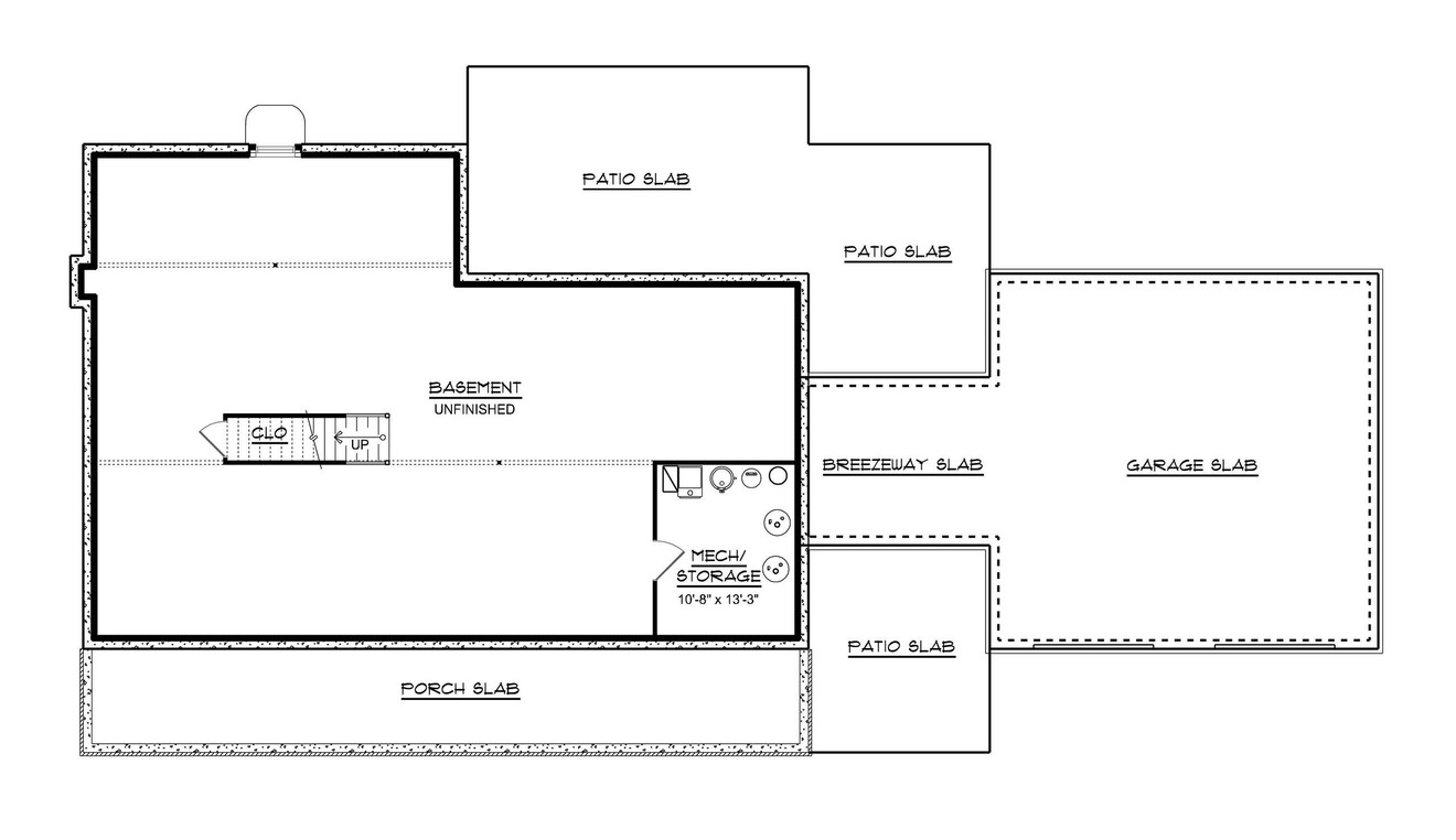 Farmhouse House Plan - 16523 - Basement Floor Plan