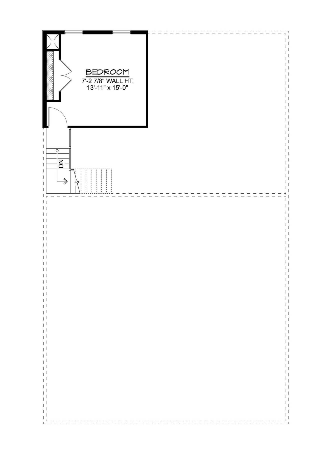Country House Plan - 60698 - 2nd Floor Plan