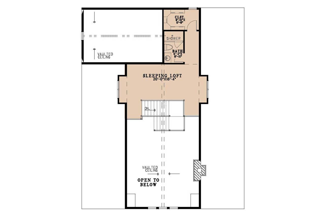 Farmhouse House Plan - Cooper Creek Farm 88339 - 2nd Floor Plan