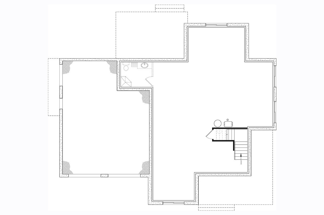 Farmhouse House Plan - New Cotton Country 3 96044 - Basement Floor Plan
