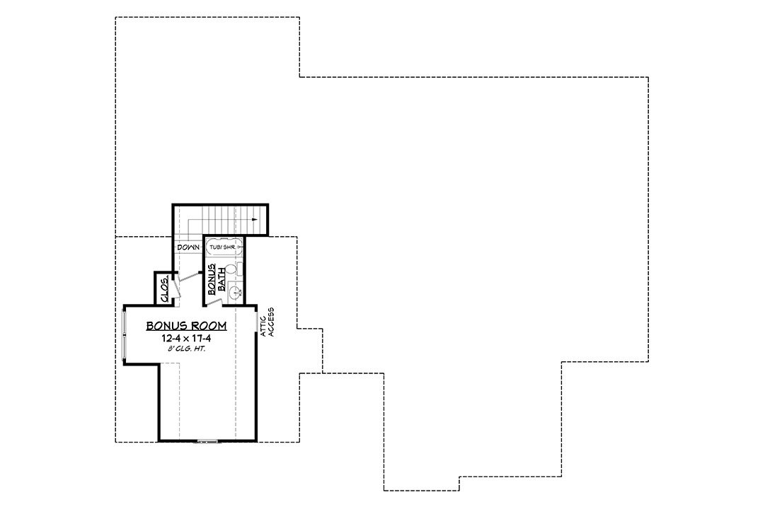 Country House Plan - Dallington 96430 - 2nd Floor Plan