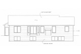 Secondary Image - Traditional House Plan - 10013 - Rear Exterior