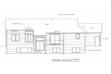 Secondary Image - Ranch House Plan - 10078 - Rear Exterior