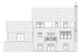 Traditional House Plan - Franklin 10233 - Rear Exterior