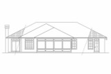 Secondary Image - Mediterranean House Plan - Plainview 10297 - Rear Exterior