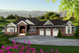 Ranch House Plan - 10307 - Front Exterior