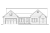 Ranch House Plan - 10343 - Front Exterior