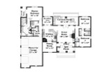 European House Plan - 10377 - 1st Floor Plan