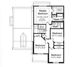 Secondary Image - Traditional House Plan - Sheffield 10406 - 2nd Floor Plan