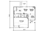 Craftsman House Plan - 10501 - 1st Floor Plan