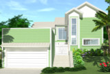 Contemporary House Plan - Coral Reef 10597 - Front Exterior