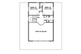 A-Frame House Plan - 10613 - 2nd Floor Plan