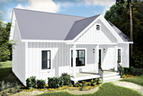 Cottage House Plan - 10666 - Left Exterior