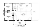 Cottage House Plan - Holiday Haven 10716 - 1st Floor Plan