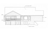 Secondary Image - Traditional House Plan - 10743 - Rear Exterior