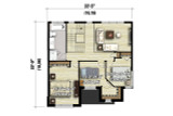 Secondary Image - Contemporary House Plan - 10800 - 2nd Floor Plan