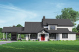 Lodge Style House Plan - Wind River 11022 - Front Exterior