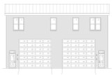 Modern House Plan - Lake Tapps 11104 - Rear Exterior