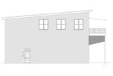 Modern House Plan - Lake Tapps 11104 - Left Exterior