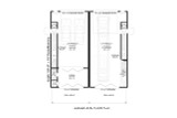 Modern House Plan - Lake Tapps 11104 - 1st Floor Plan