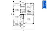 Modern House Plan - Belhaven 11226 - 1st Floor Plan