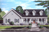 Cape Cod House Plan - Wynfield 11438 - Front Exterior