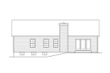 Secondary Image - Traditional House Plan - 11443 - Rear Exterior