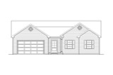 Traditional House Plan - 11443 - Front Exterior