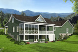 Secondary Image - Craftsman House Plan - Greers Ferry 11471 - Rear Exterior