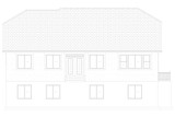 Ranch House Plan - Gibsons 11545 - Rear Exterior
