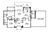 Colonial House Plan - Kearney 11567 - 1st Floor Plan