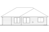 Secondary Image - Craftsman House Plan - Gardenia 11742 - Rear Exterior