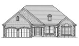 European House Plan - The Windemere 11759 - Front Exterior