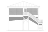 Traditional House Plan - Bay Club 11840 - Rear Exterior