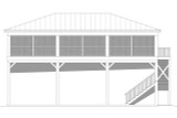 Traditional House Plan - Bay Club 11840 - Right Exterior
